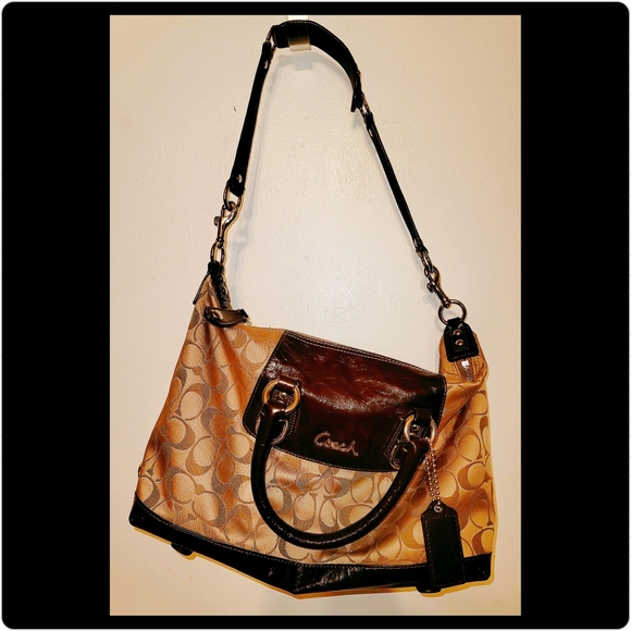 Coach Signature Ashley Satchel Handbag - Picture 2 of 8